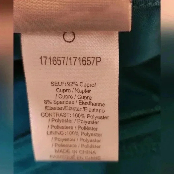 Anthropologie Teal Dress - Picture 7 of 8